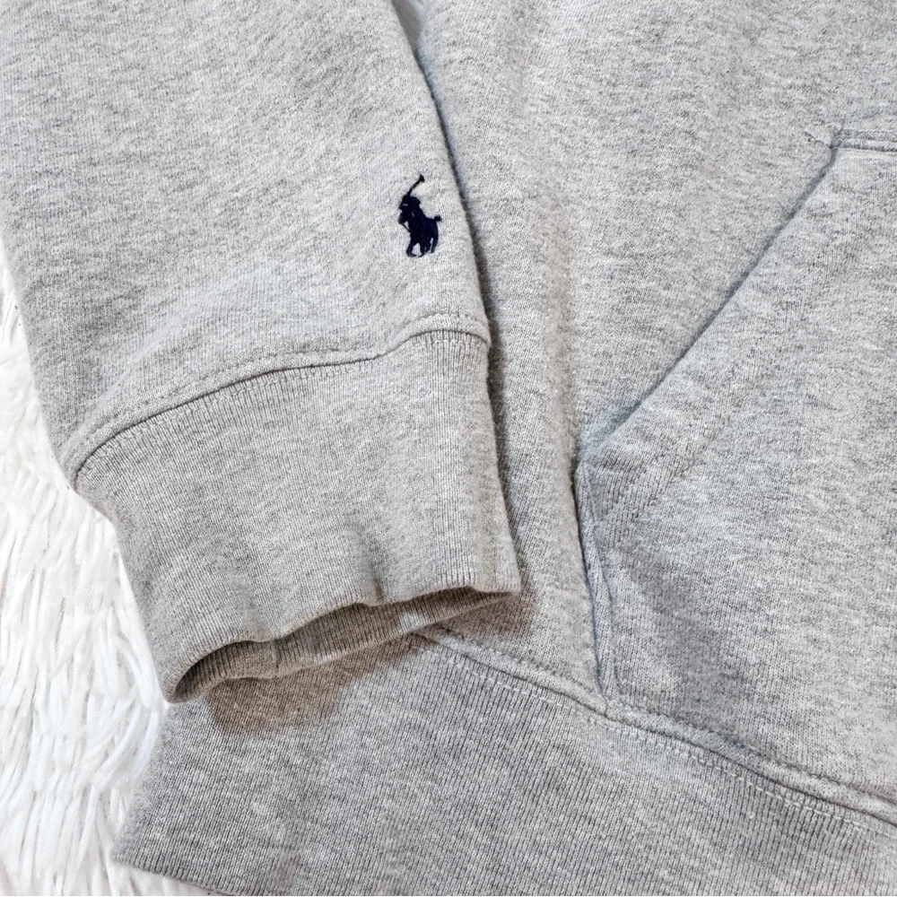 Polo‎ by Ralph Lauren boy's long sleeve Gray Zip-Up Hoodie logo